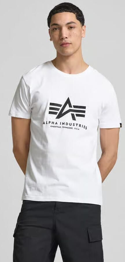 Alpha industries T-shirt met labeldetail model 'Basic' - Foto 3