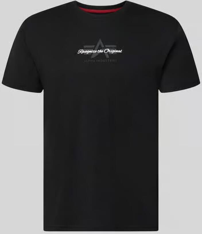 Alpha industries T-shirt met labeldetail model 'Foam' - Foto 2