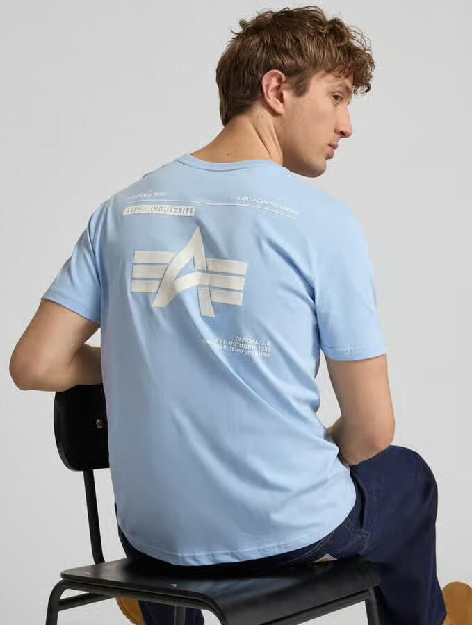 Alpha industries T-shirt met labelpatch