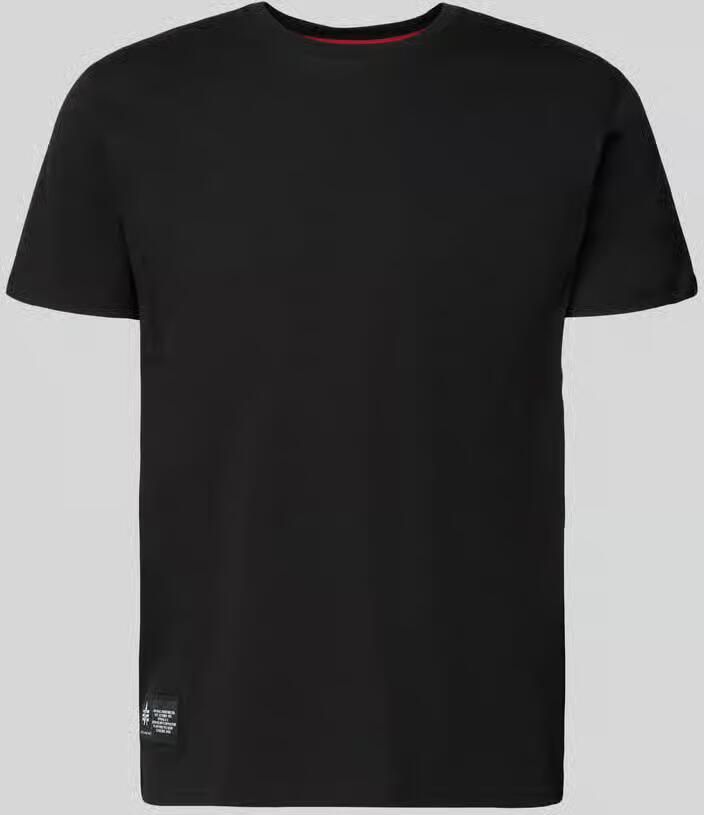 Alpha Industries Shirt met ronde hals Label T BP - Foto 4