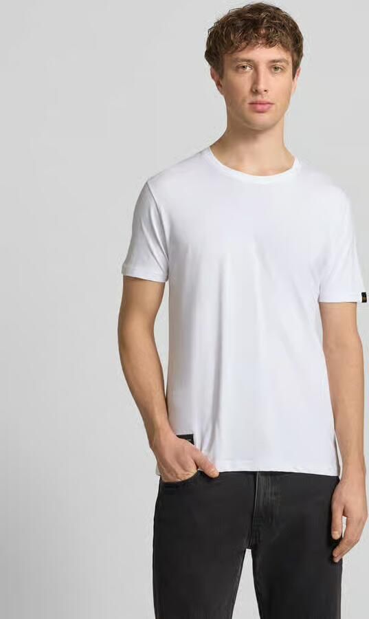 Alpha industries T-shirt met labeldetails en ronde hals - Foto 5