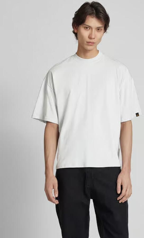 Alpha industries T-shirt met labelpatch model 'LOGO' - Foto 3