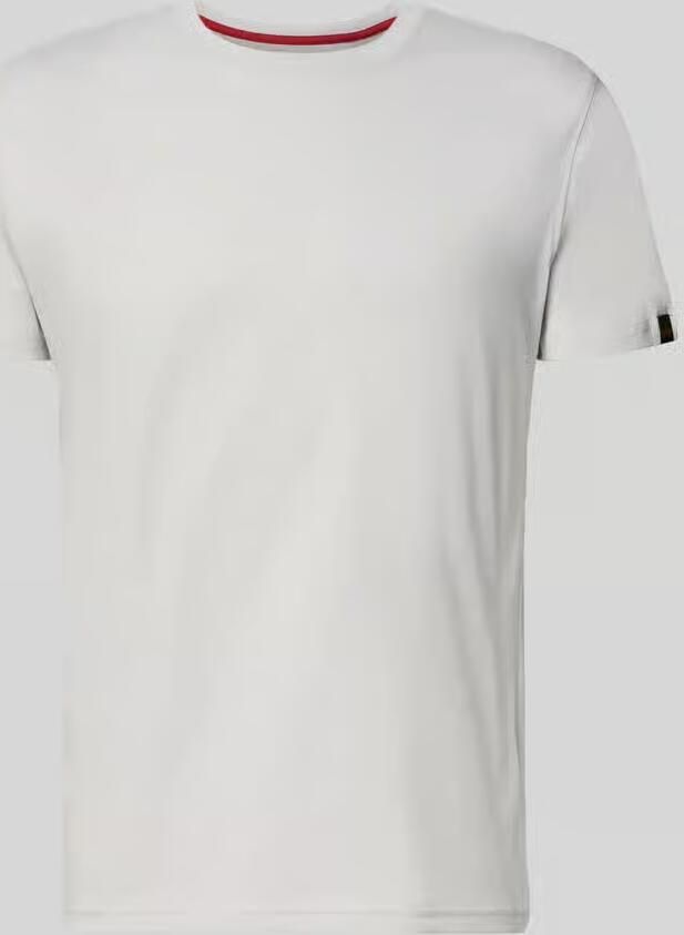 Alpha industries T-shirt met labelprint en ronde hals - Foto 2