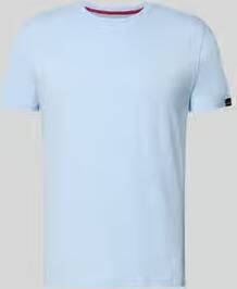 Alpha industries T-shirt met labelprint en ronde hals