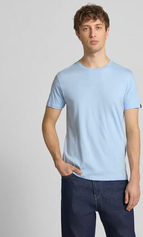 Alpha industries T-shirt met labelprint en ronde hals - Foto 3