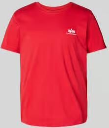 Alpha industries Katoenen T-shirt Regular Fit Mannen Red Heren - Foto 8