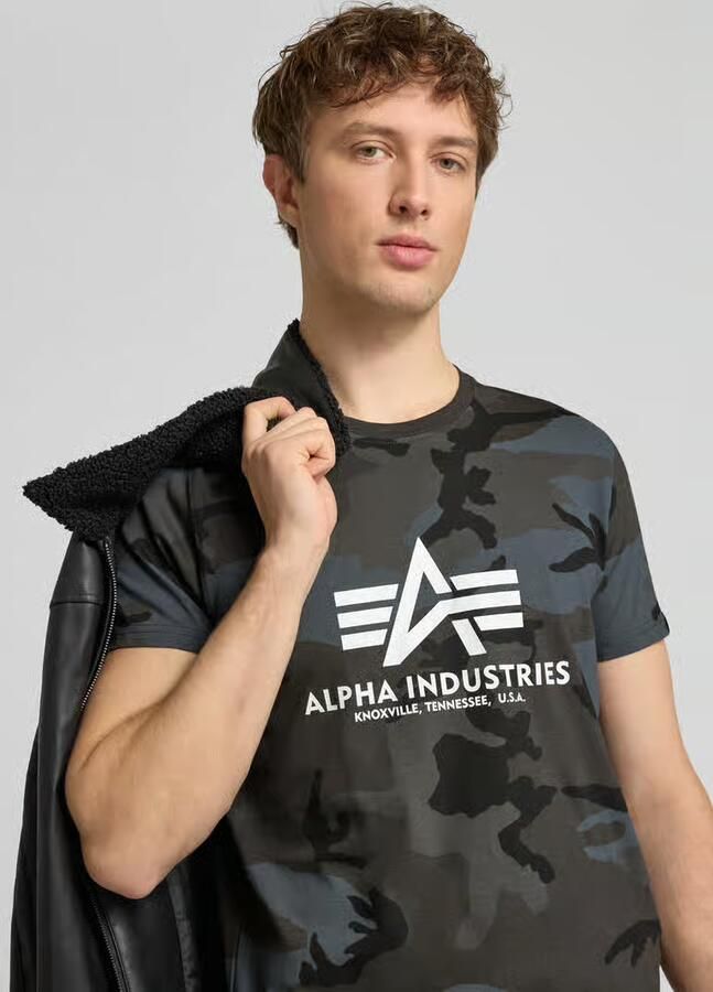 Alpha industries Basic T Camo T-shirts Kleding black camo maat: L beschikbare maaten:S M L - Foto 6
