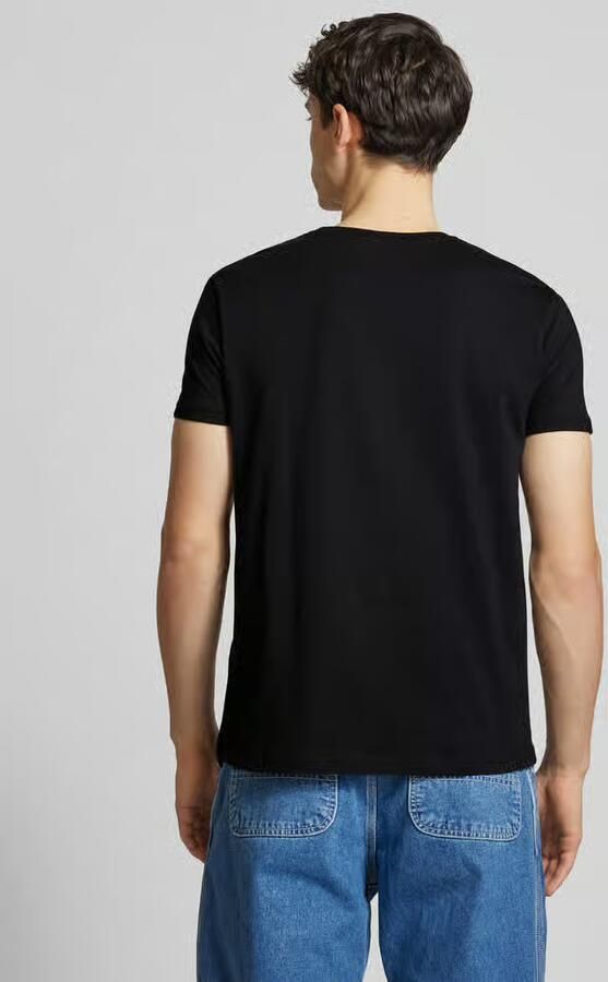 Alpha industries T-shirt met labelprint en ronde hals - Foto 10