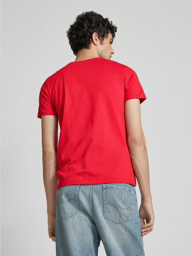 Alpha industries Katoenen T-shirt Regular Fit Mannen Red Heren - Foto 2