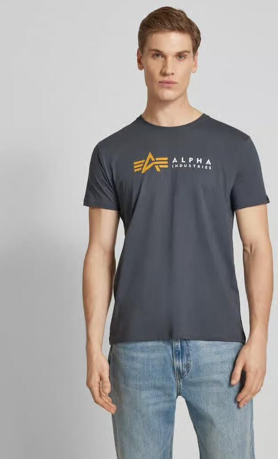 Alpha Industries T-shirt Men T-Shirts Alpha Label T - Foto 2