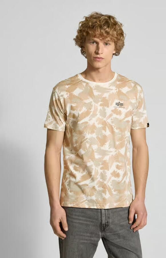 Alpha industries T-shirt met labelprint - Foto 3