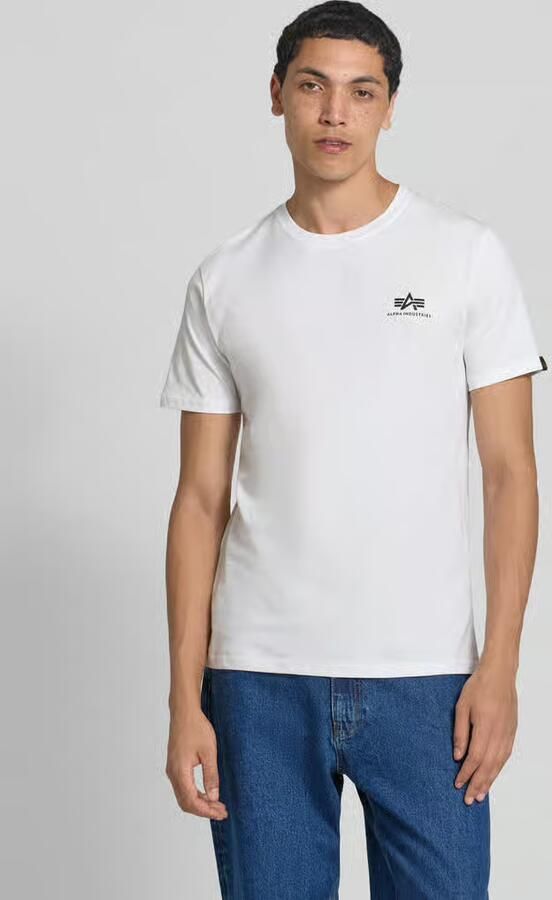 Alpha Industries Shirt met ronde hals Basic T Small Logo 2 Pack (set 2-delig) - Foto 7