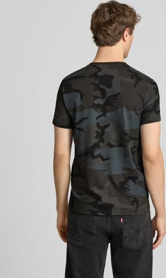 Alpha industries Basic T Camo T-shirts Kleding black camo maat: L beschikbare maaten:S M L - Foto 7