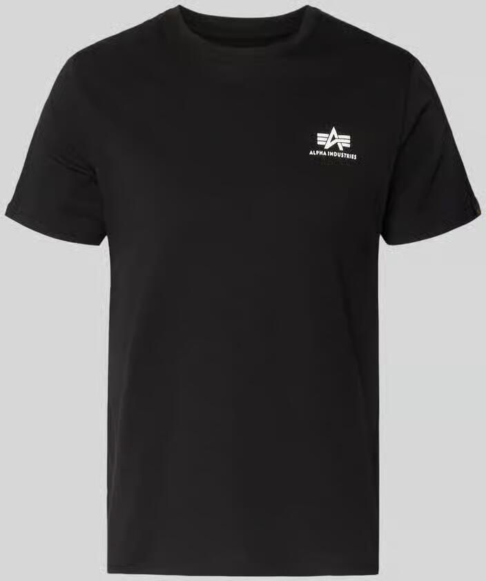 Alpha Industries Shirt met ronde hals Basic T Small Logo 2 Pack (set 2-delig) - Foto 3