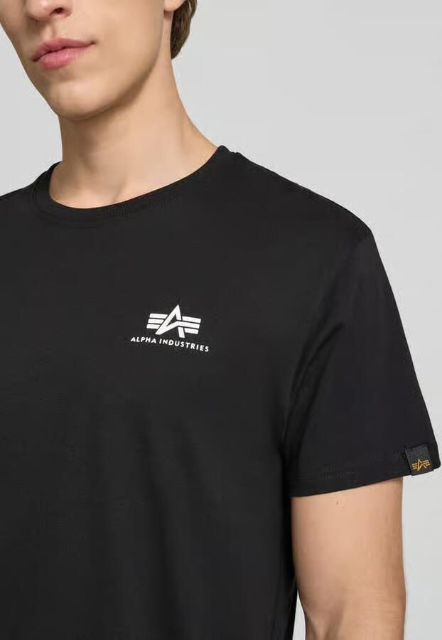 Alpha Industries Shirt met ronde hals Basic T Small Logo 2 Pack (set 2-delig) - Foto 3