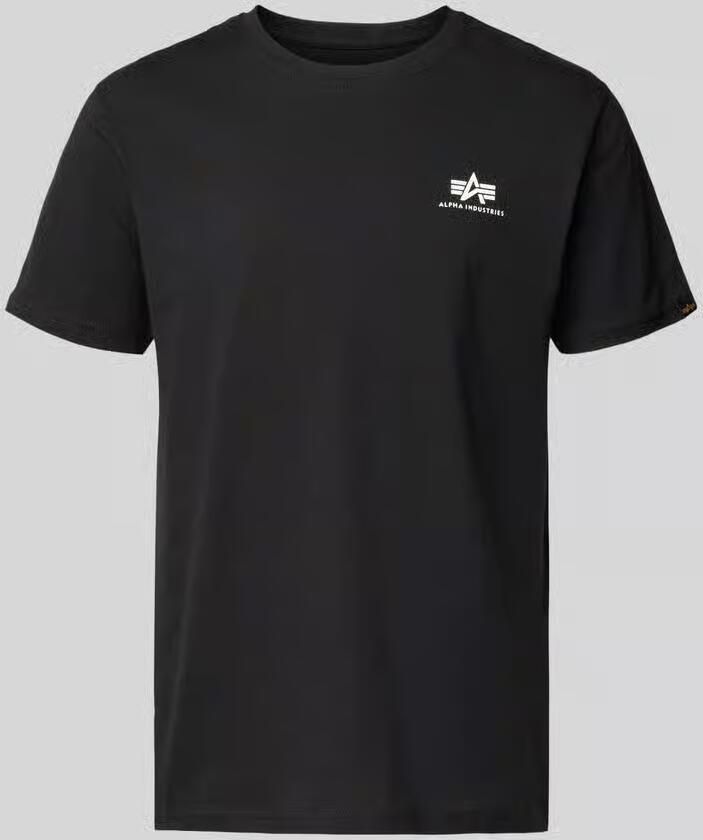 Alpha Industries Shirt met ronde hals Basic T Small Logo 2 Pack (set 2-delig) - Foto 4