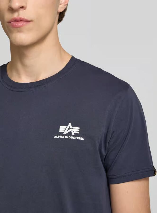 Alpha Industries Shirt met ronde hals Basic T Small Logo 2 Pack (set 2-delig) - Foto 2