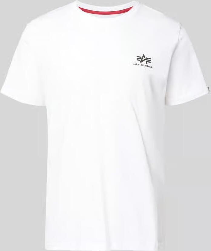 Alpha Industries Shirt met ronde hals Basic T Small Logo 2 Pack (set 2-delig) - Foto 4