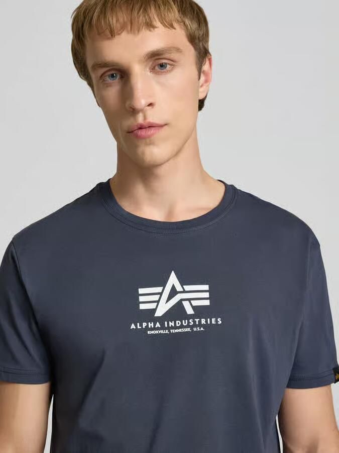 Alpha Industries Shirt met ronde hals Basic T ML