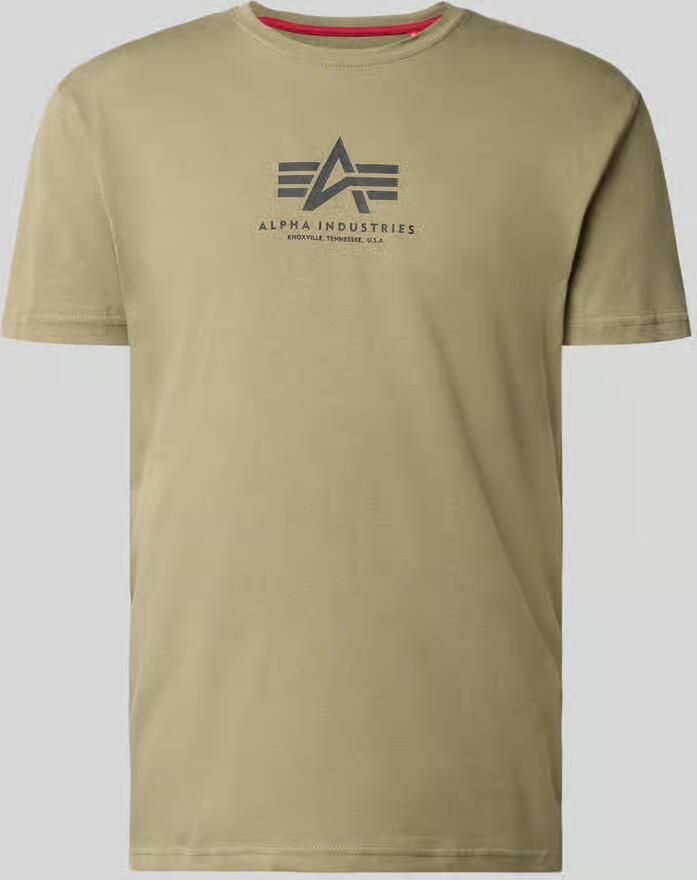 Alpha industries Basic T Ml T-shirts Kleding olive maat: XXL beschikbare maaten:S XXL - Foto 2