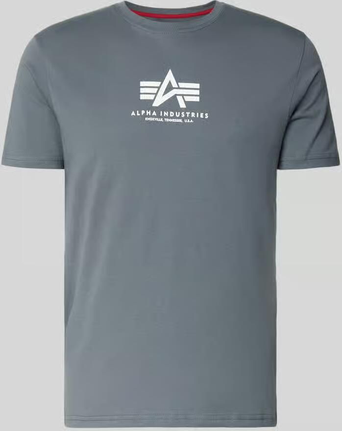 Alpha Industries Shirt met ronde hals Basic T ML - Foto 3
