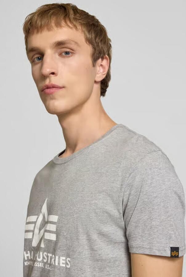 Alpha industries T-shirt met labelprint in een set van 2 stuks model 'BASIC' - Foto 3