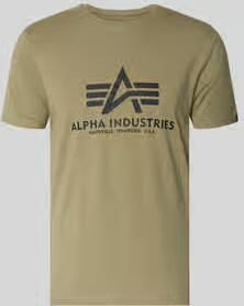 Alpha industries T-shirt met labelprint in een set van 2 stuks model 'BASIC' - Foto 7