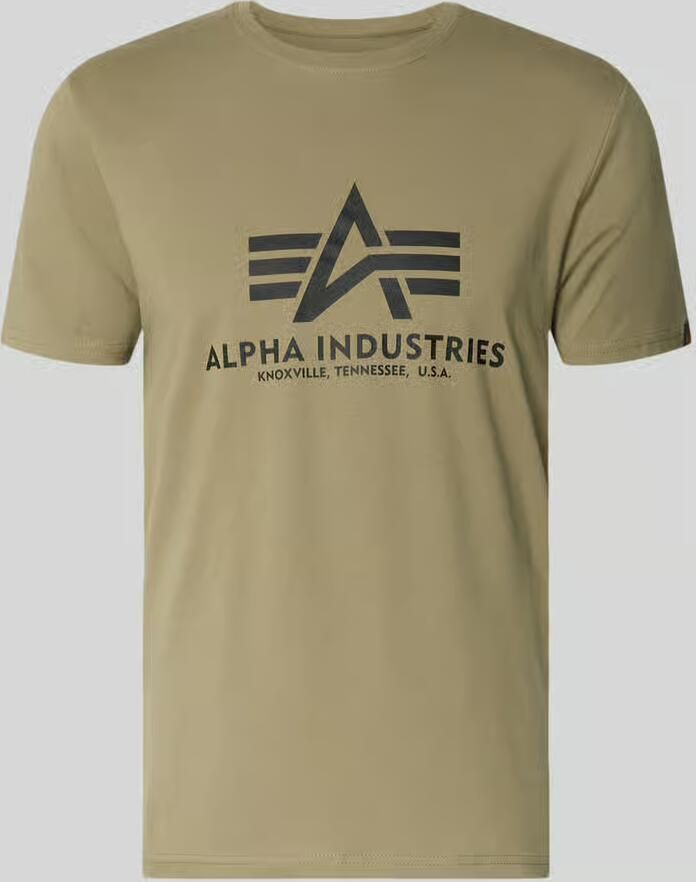 Alpha industries T-shirt met labelprint in een set van 2 stuks model 'BASIC' - Foto 4