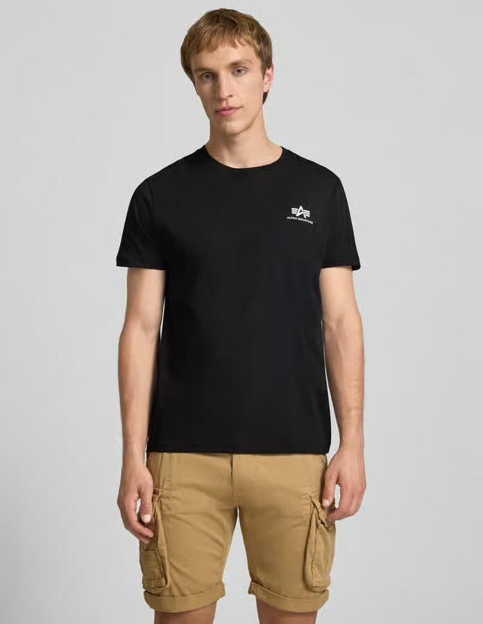 Alpha Industries Shirt met ronde hals Basic T Small Logo 2 Pack (set 2-delig) - Foto 6