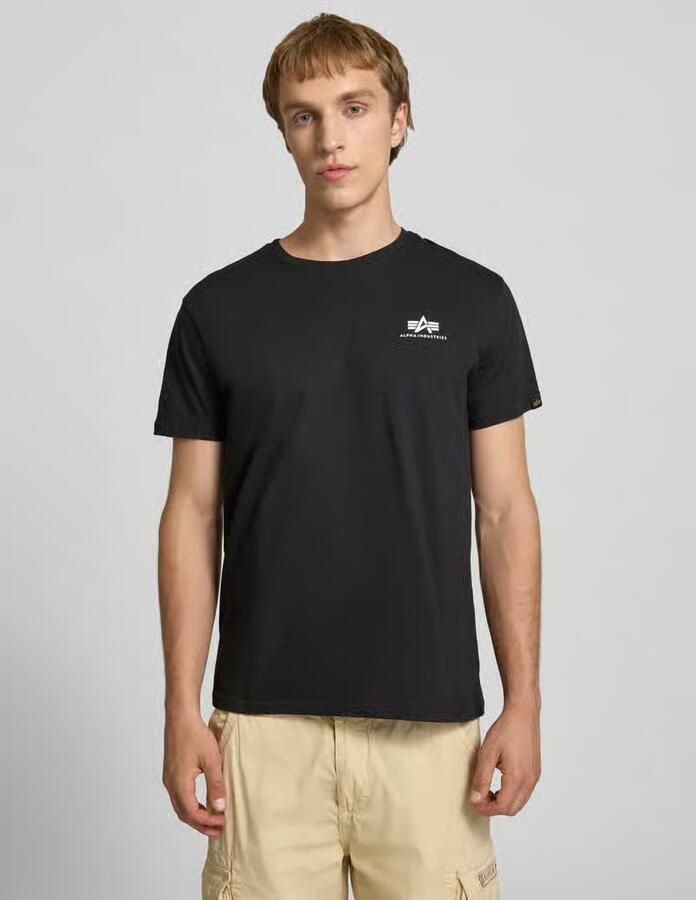 Alpha Industries Shirt met ronde hals Basic T Small Logo 2 Pack (set 2-delig) - Foto 4