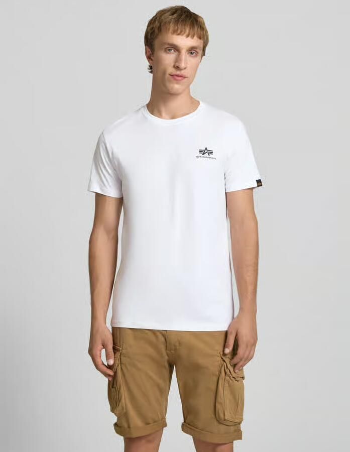 Alpha Industries Shirt met ronde hals Basic T Small Logo 2 Pack (set 2-delig) - Foto 5