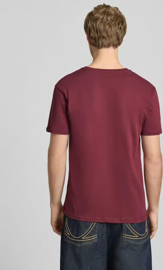 Alpha industries Heren Basic T-shirt Korte Mouw Red Heren - Foto 4