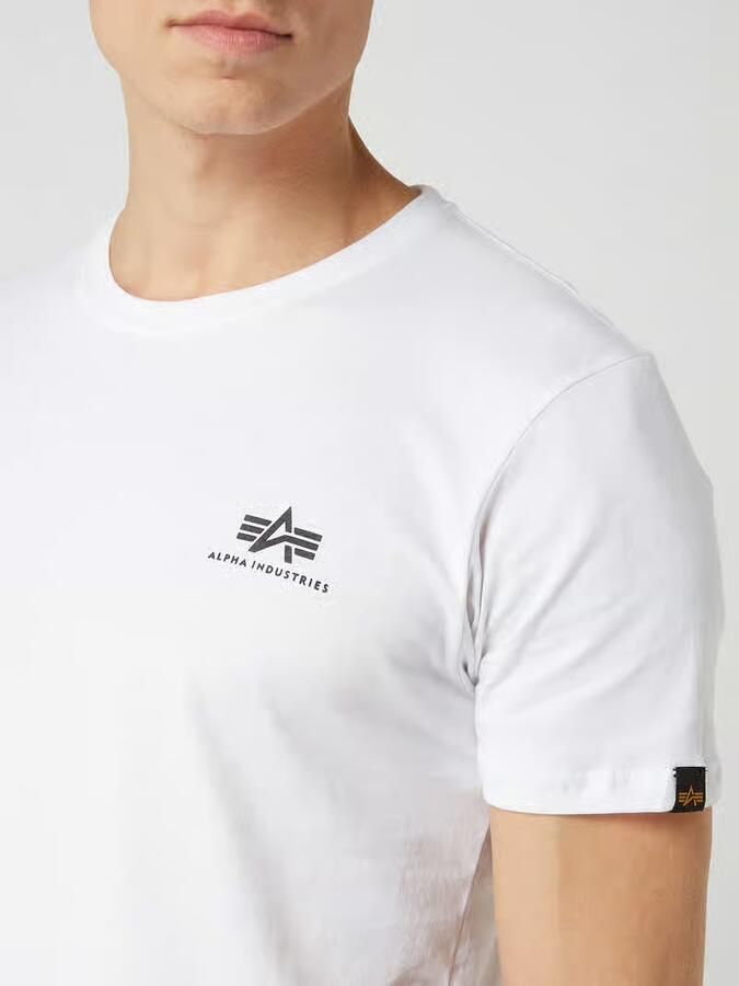 Alpha industries Basic Small Logo T-shirts Kleding white maat: L beschikbare maaten:S M L XL XXL XXXL - Foto 2