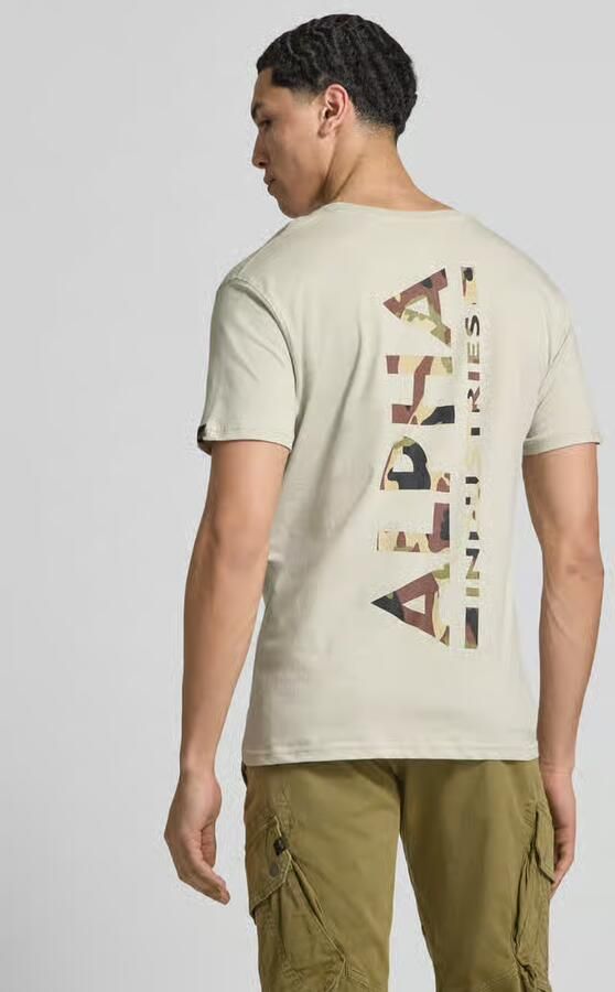 Alpha industries T-shirt van katoen - Foto 2