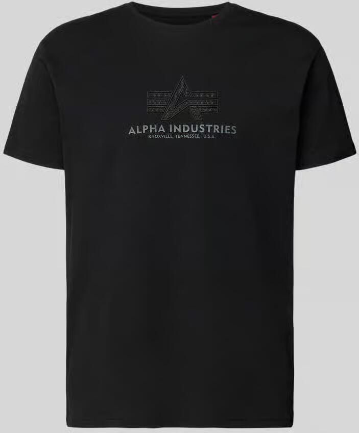 Alpha industries T-shirt van katoen model 'BASIC' - Foto 2