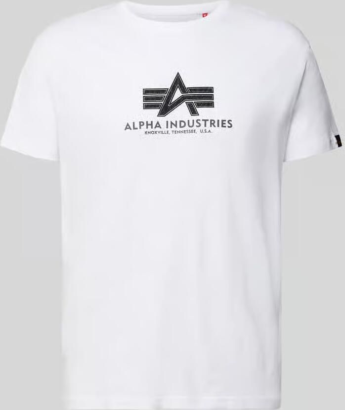 Alpha industries T-shirt van katoen model 'BASIC' - Foto 2