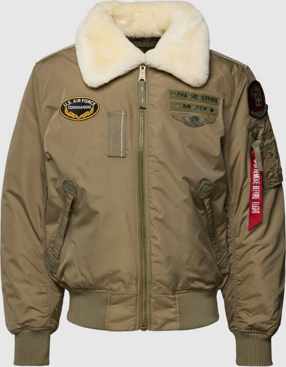 Alpha industries Bomberjack met motiefpatches model 'Injector III Air Force'