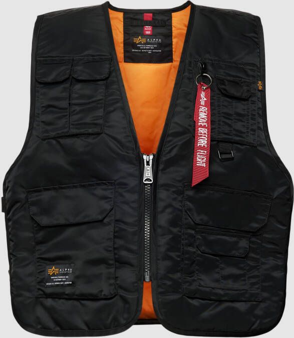 Alpha industries Utility vest 118114 03 Zwart Heren