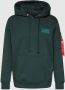 Alpha industries Hoodie met labeldetails model 'BACK PRINT HOODY' - Thumbnail 1