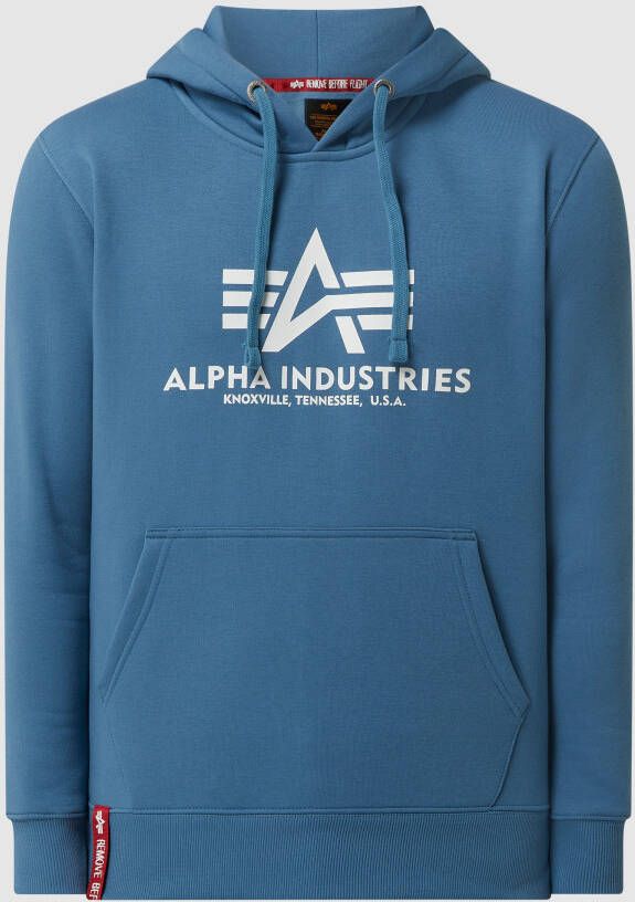 Alpha industries Hoodie met labelprint