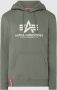 Alpha industries Hoodie met labelprint model 'BASIC' - Thumbnail 1
