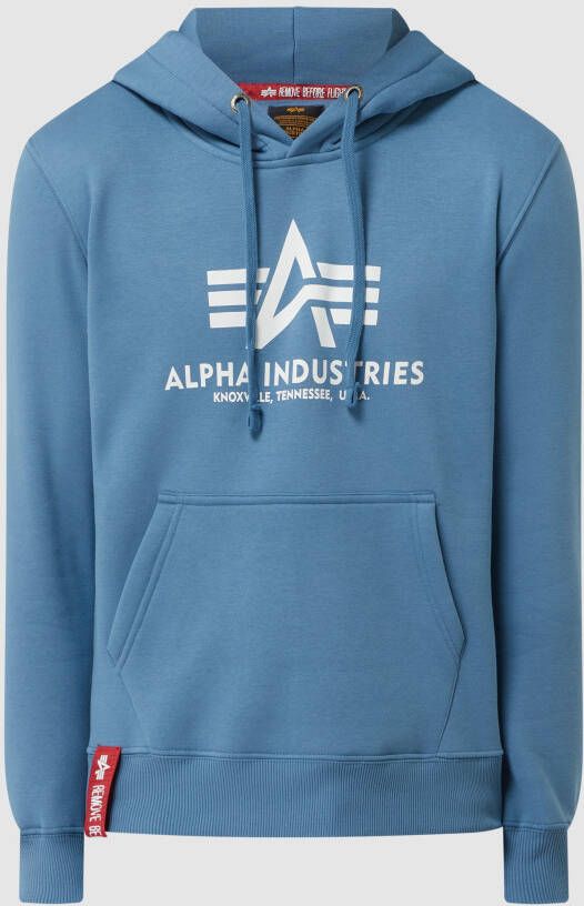 Alpha industries Hoodie met labelprint