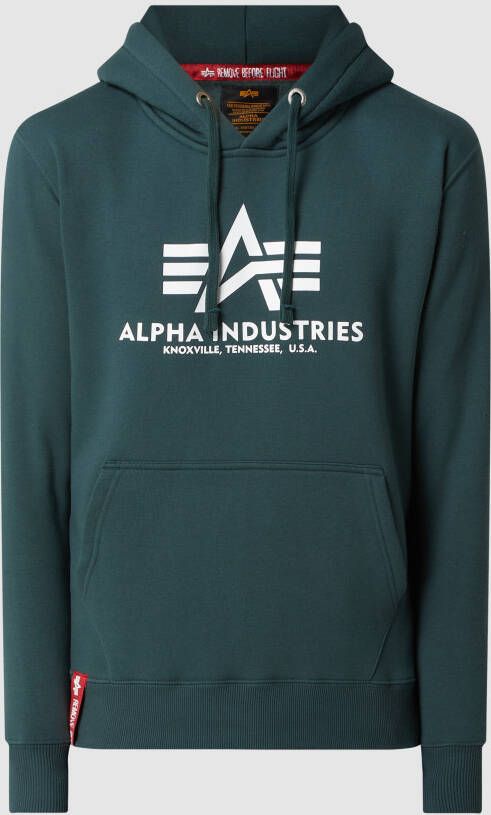 alpha industries Hoodie met logo
