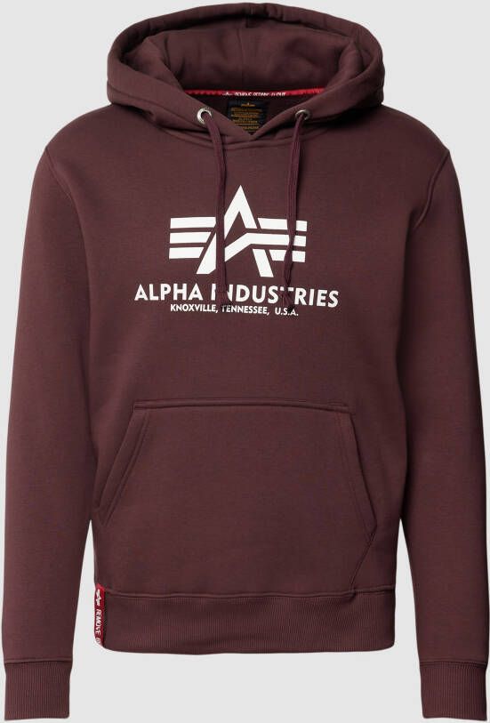 Alpha industries Hoodie met logoprint