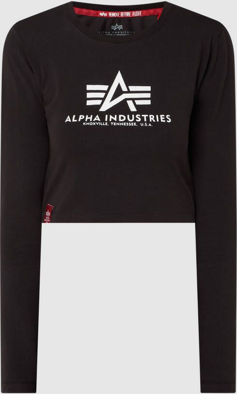 Alpha Industries Longsleeve Women Longsleeves Basic Cropped LS Wmn