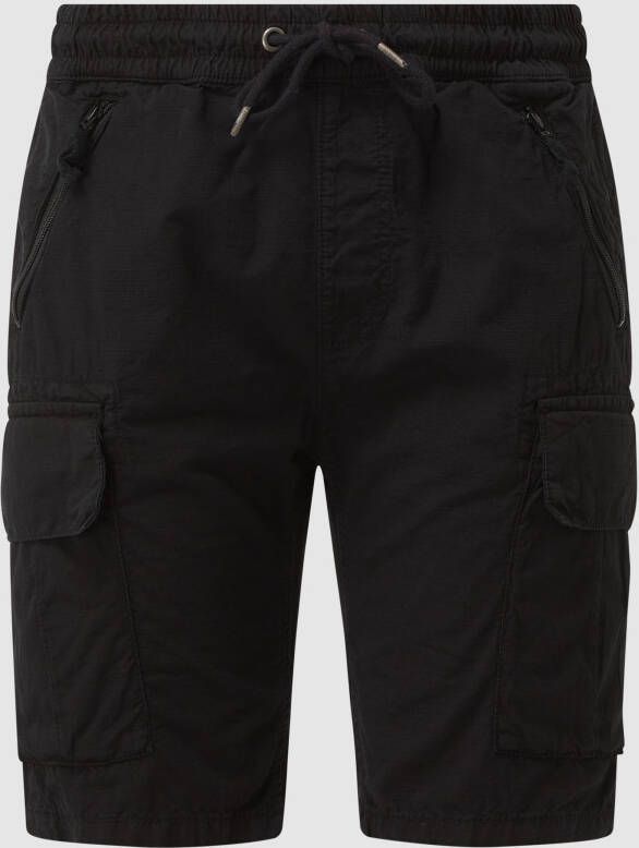Alpha industries Bermuda van katoen met labeldetails model 'RIBSTOP'
