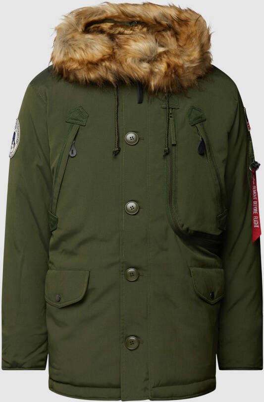 Alpha industries Polar Jacket Parka's Kleding dark green maat: M beschikbare maaten:M