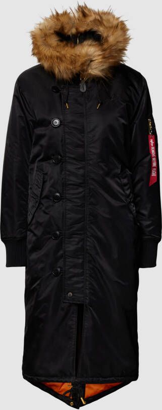Alpha industries Parka met labelapplicatie model 'FISHTAIL'