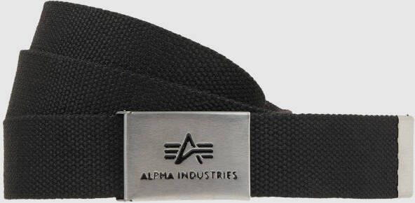 Alpha industries Riem met label in reliëf model 'Big A'