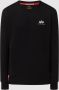 Alpha Industries Sweater Men Sweats & Hoodys Basic Sweater Small Logo - Thumbnail 1